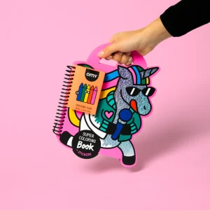 livre de coloriage licorne + stickers OMY