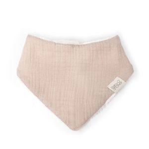 Bavoir bandana éponge nude Babyshower