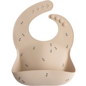 Bavoir silicone abeilles Mushie