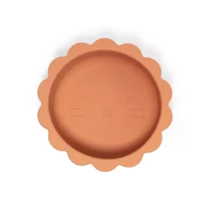 Bol silicone ventouse avec couvercle Lion Camel Soina