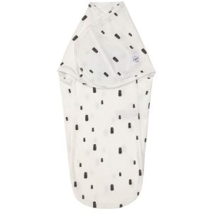Couverture d'emmaillotage Bricks milky Lassig
