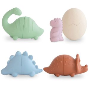 Jouets de Bains silicone Dino Mushie